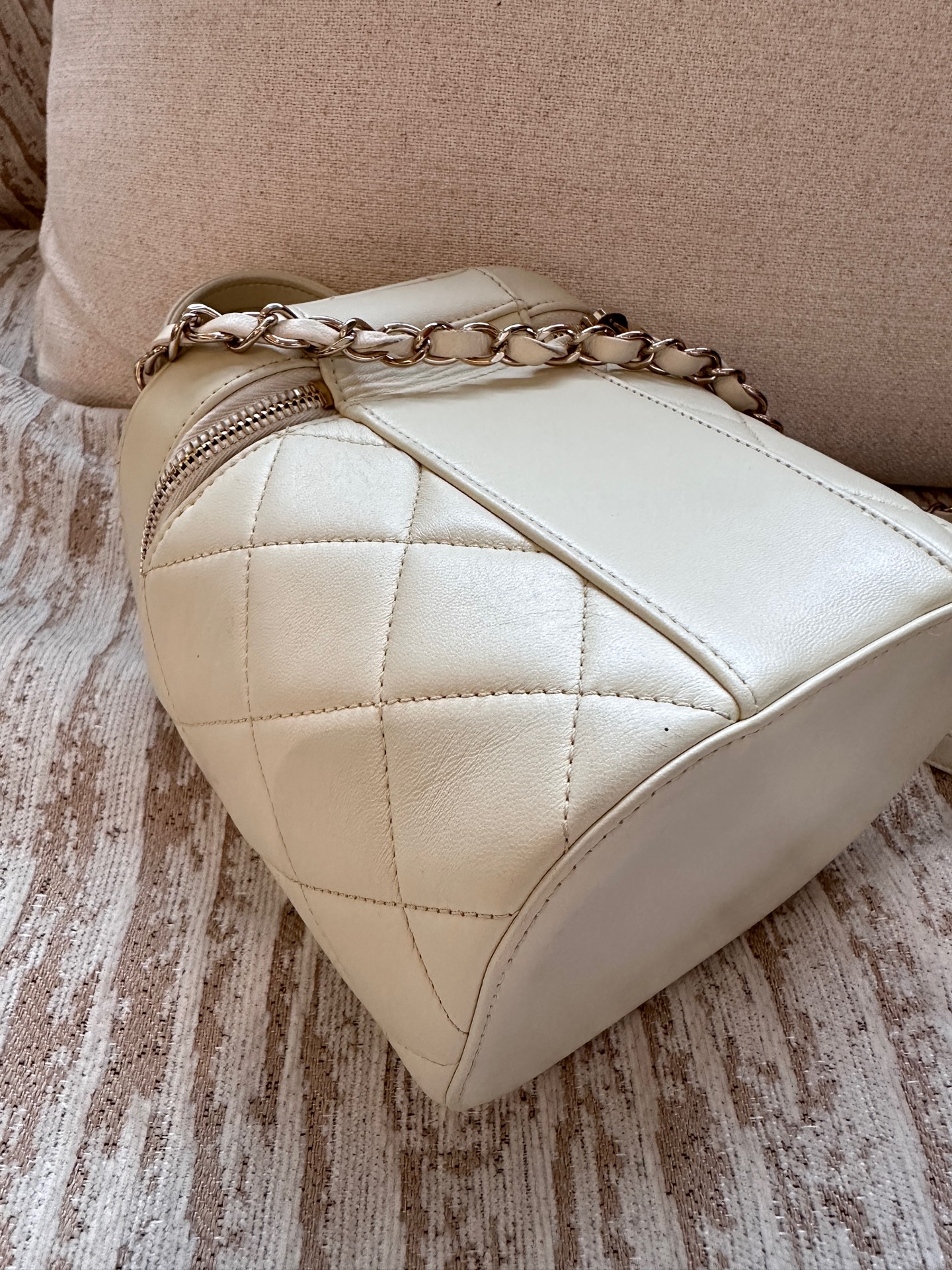Chanel 20K Trendy CC Cream White Chain Bag